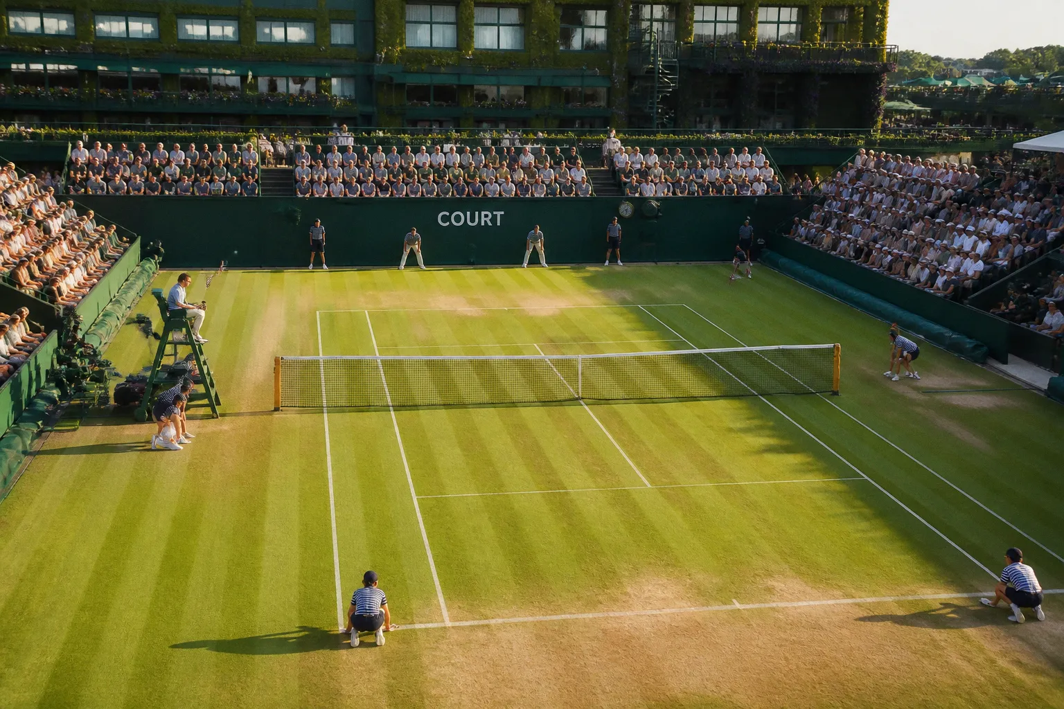 Tennis ball kids: the silent choreography of the court