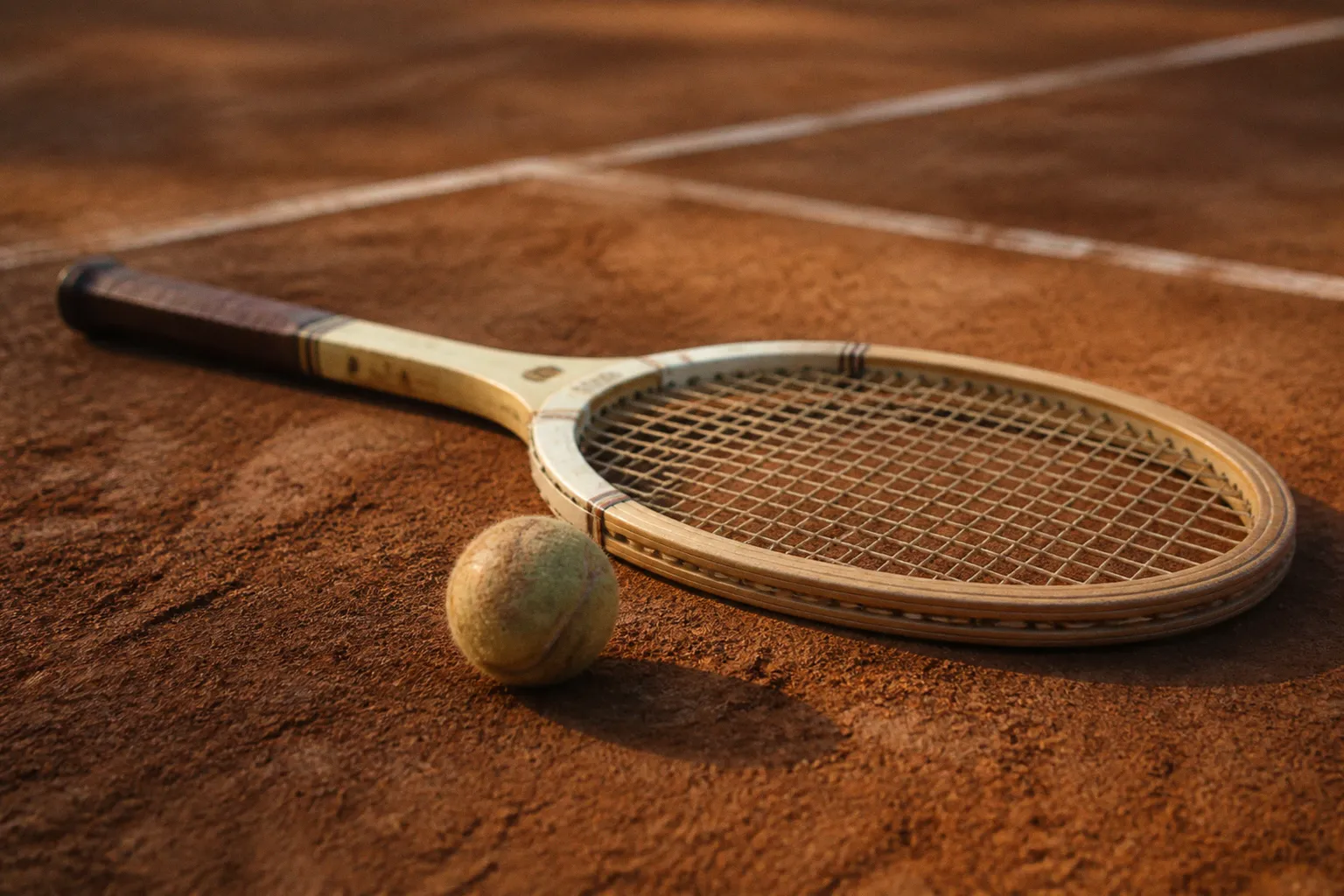 Wooden tennis rackets: preserving the feel of a bygone era